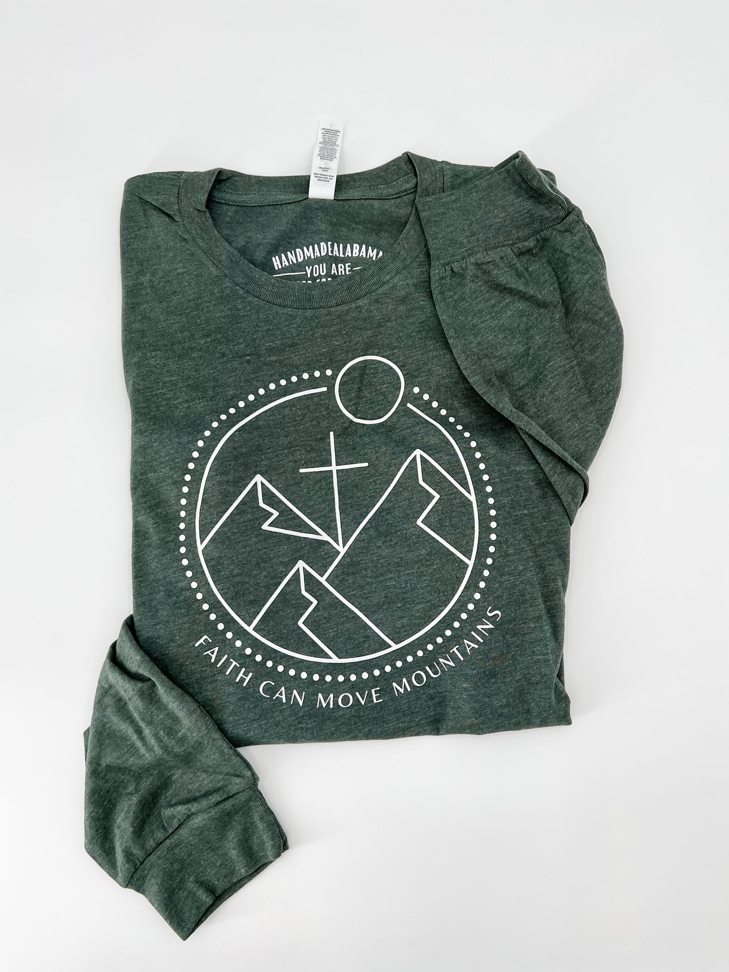 Faith Can Move Mountains Circle Tee