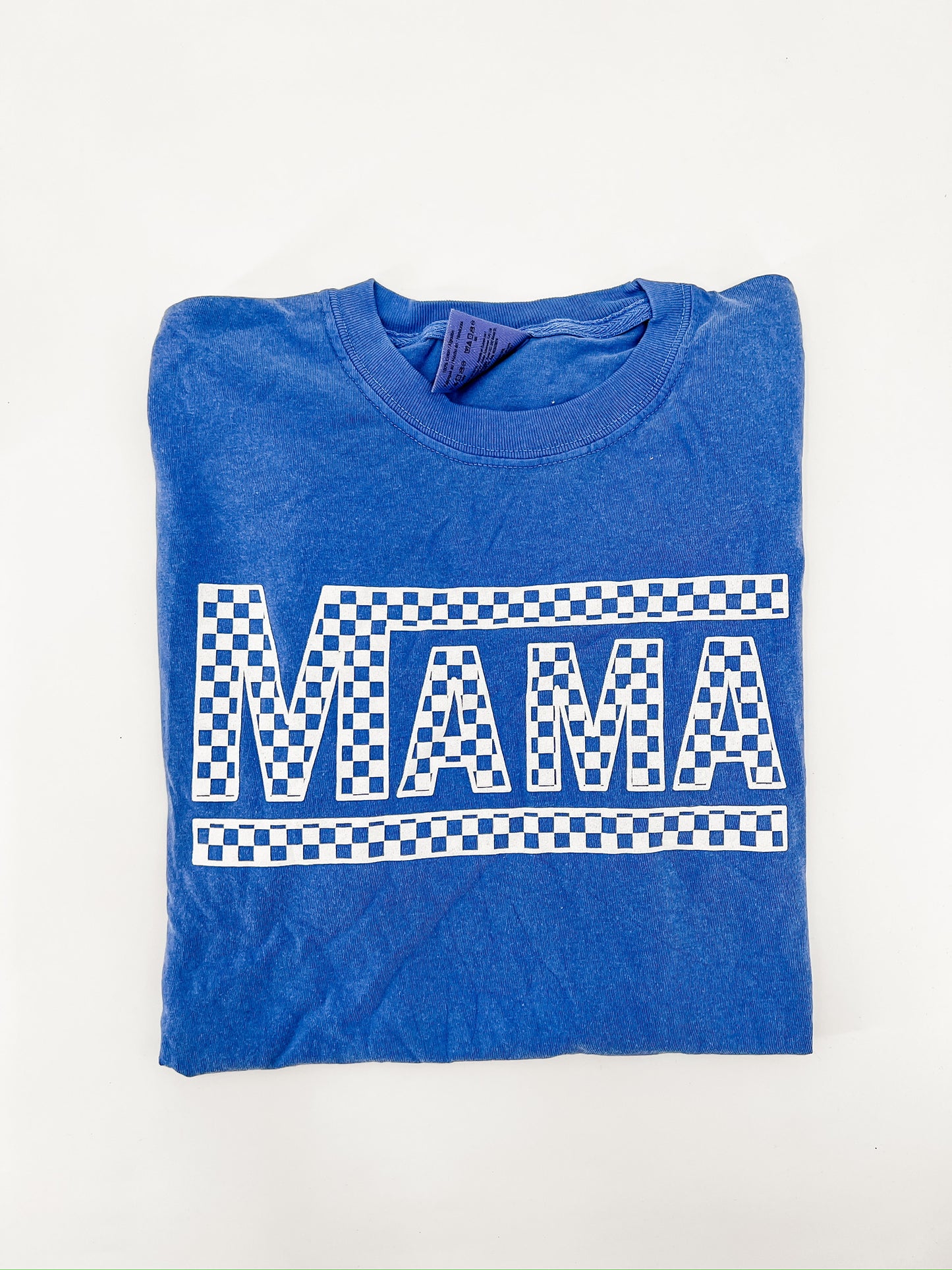 MAMA Checkered Tee