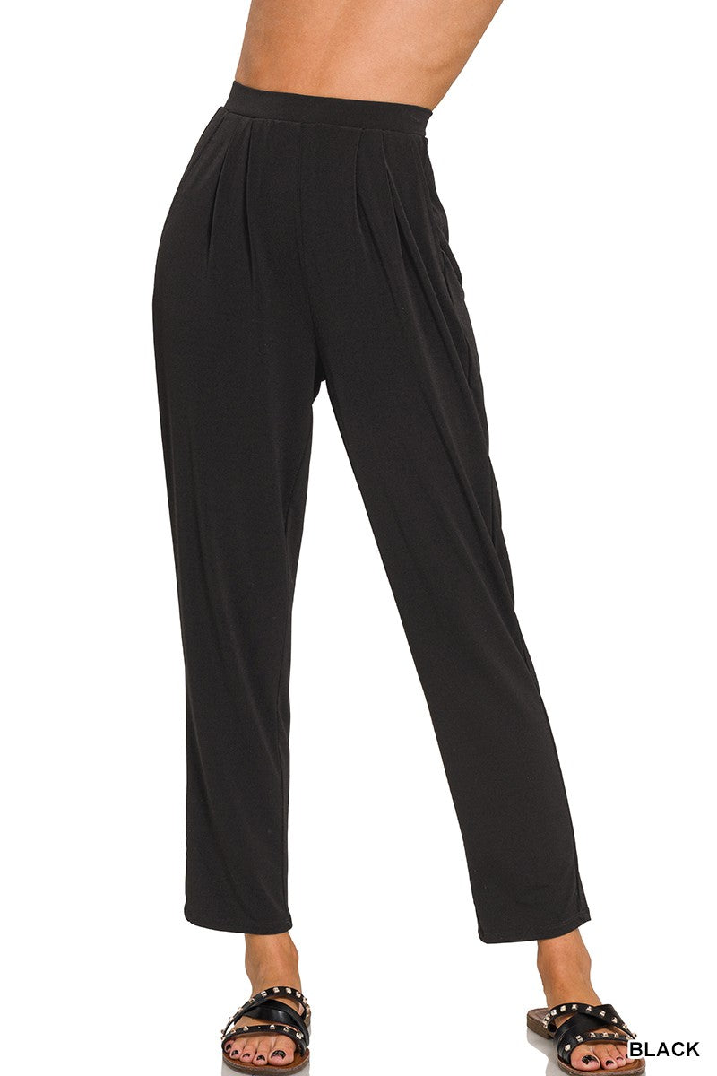 ITY Pleated Waist Pants With Side Pockets