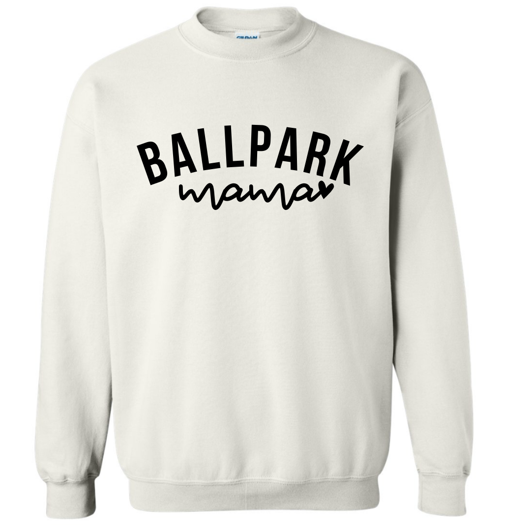 Ballpark Mama Sweatshirt - Customized