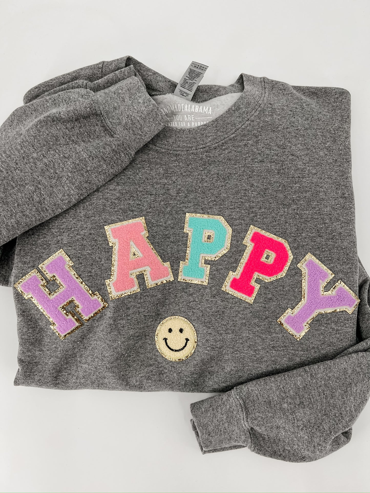 HAPPY Patch Sweatshirt