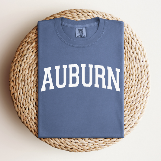 Auburn Varsity Comfort Colors Tee