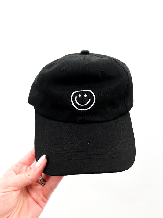 Smiley Face Embroidered Hat