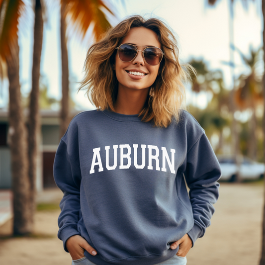 Auburn Varsity Comfort Colors Sweatshirt