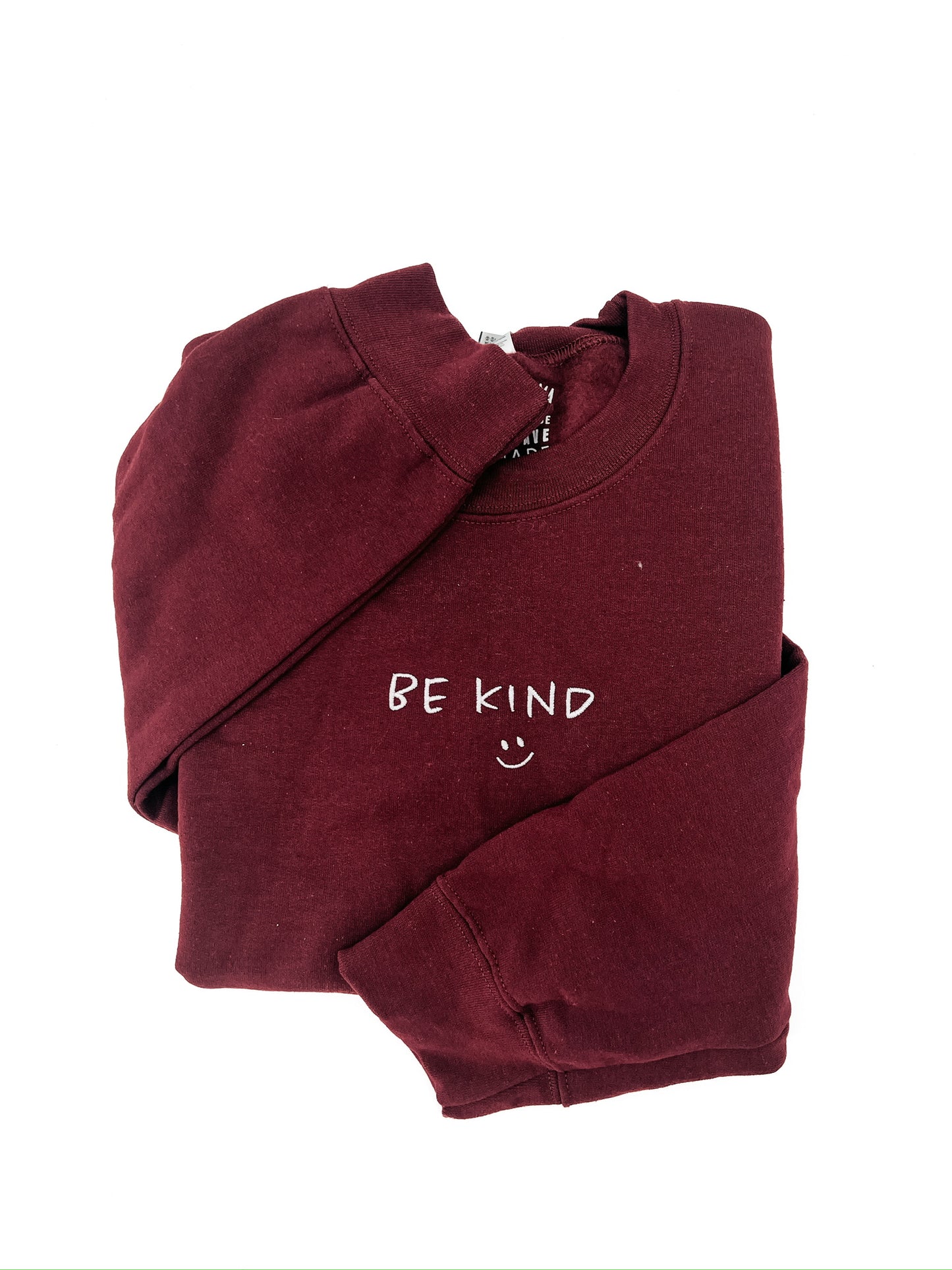 Be Kind Embroidered Sweatshirt