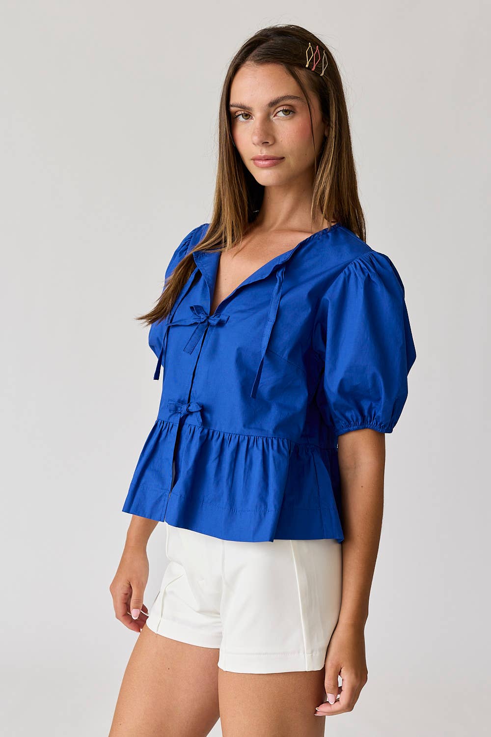 Hailey Bow Tie Detailed Blouse