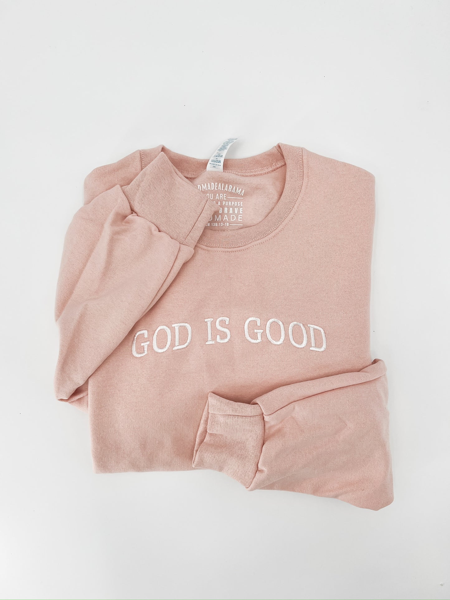 Embroidered GOD IS GOOD Sweatshirt