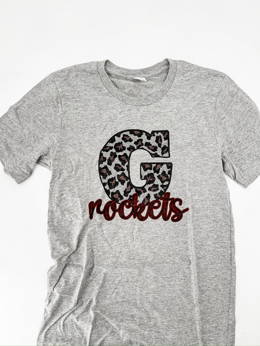 Rockets tee with Leopard "G"