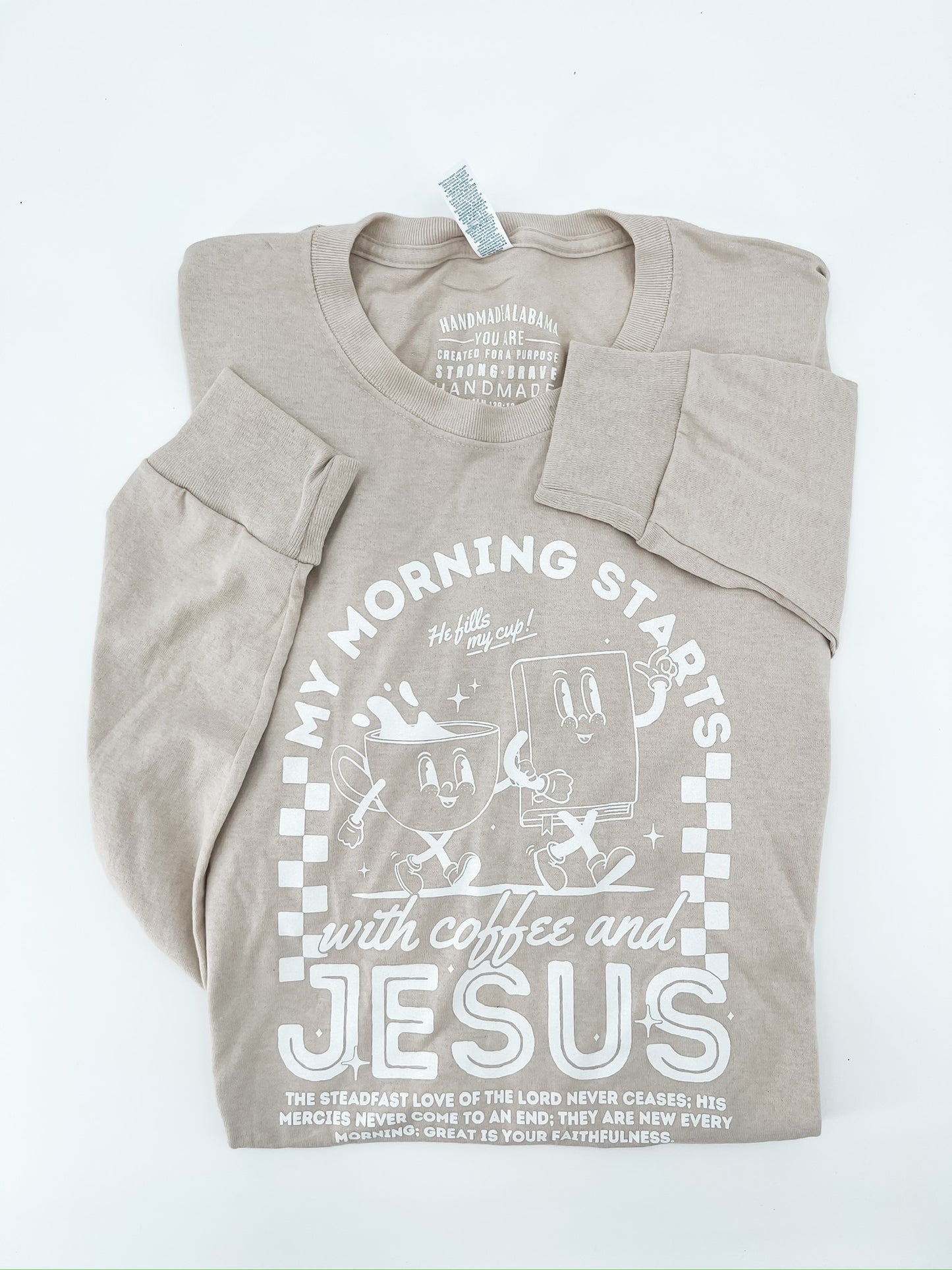 My Morning Starts with Coffee and Jesus Tee