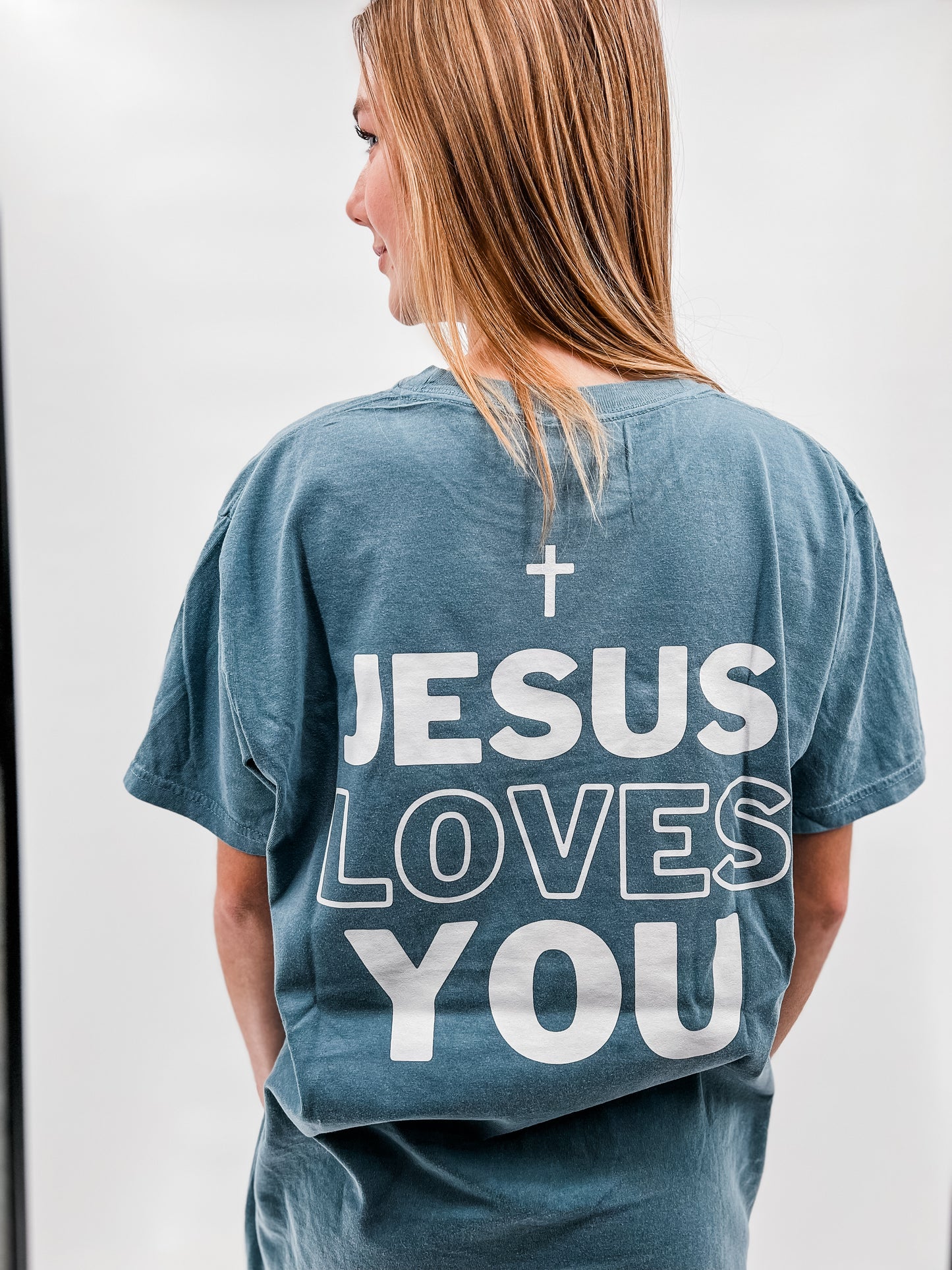 Smile Jesus Loves You Tee