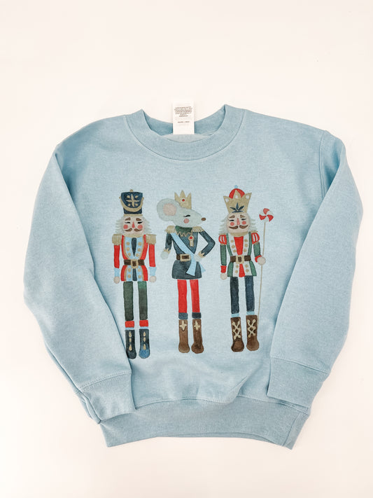 Kids Nutcracker Sweatshirt - Blue Design