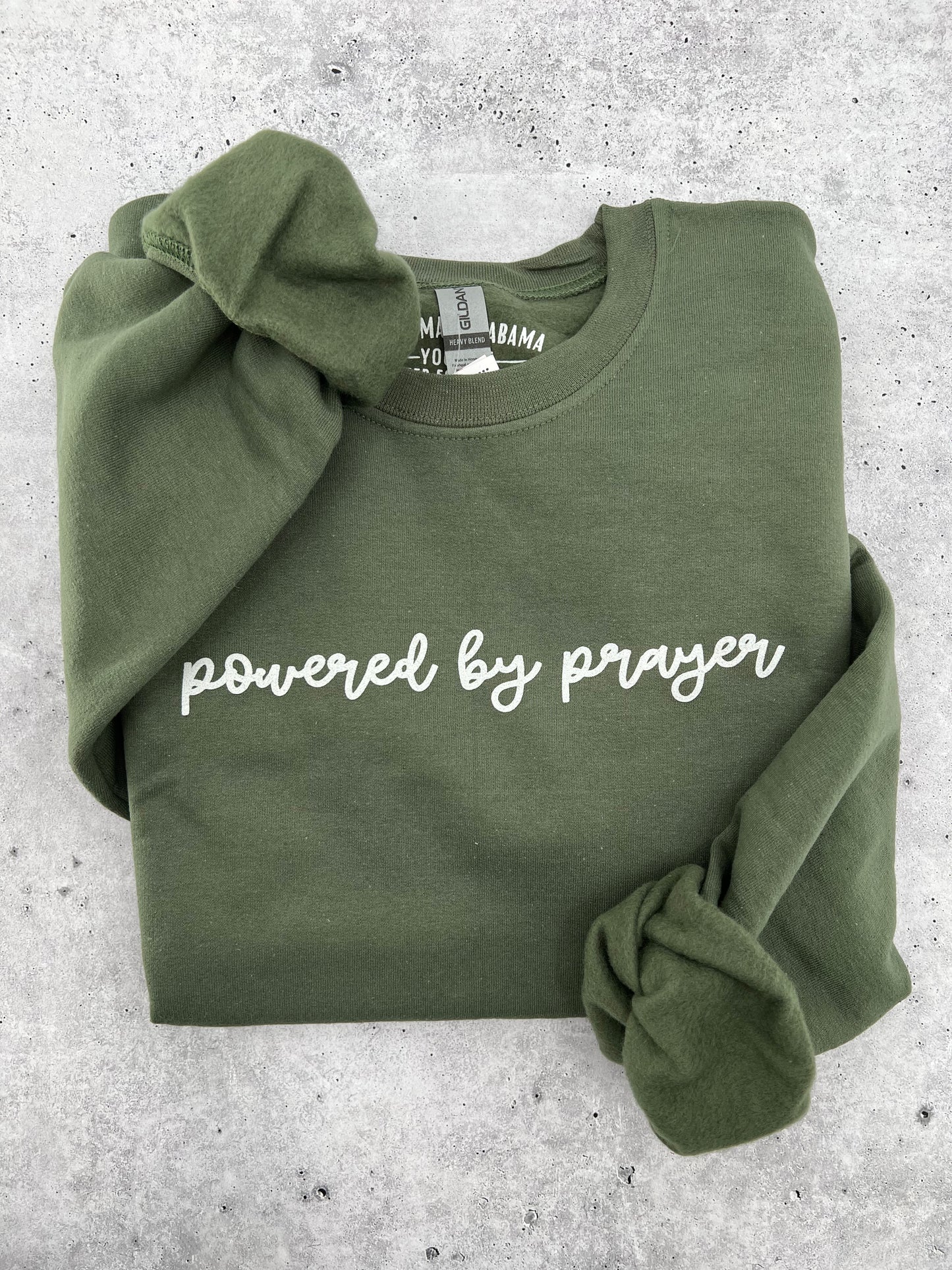 Powered by Prayer Sweatshirt