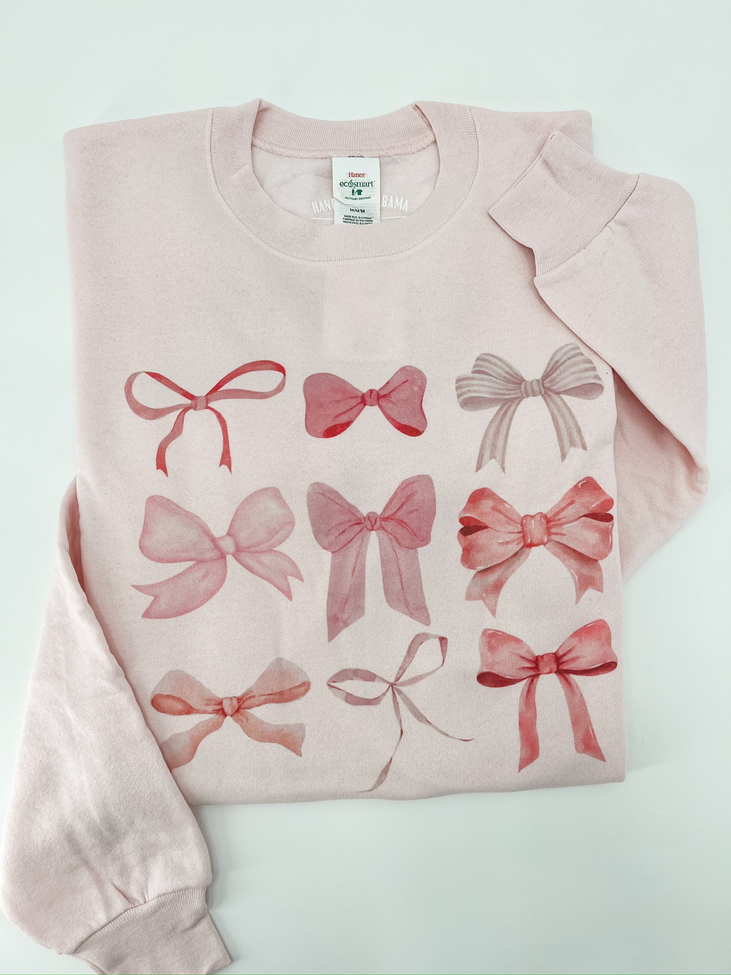 Bow Pattern Sweatshirt