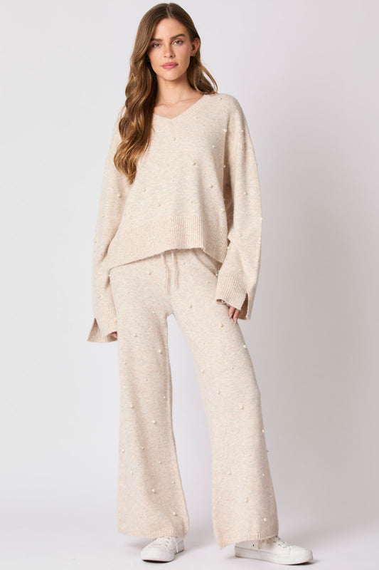 Studded Pearl Lounge Set