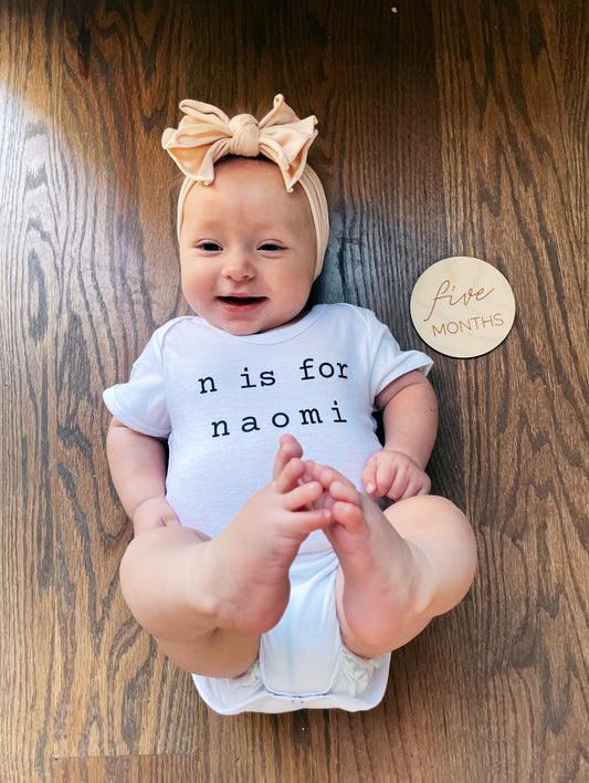 Kids - N is for Name Customized